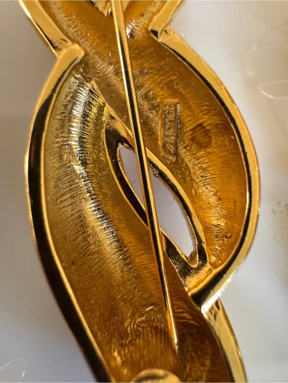 Monet Gold-Tone Spiral Brooch Trio - Sculptural Swirl Designs